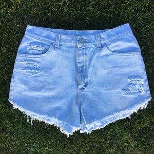 Lee Jean Short Wedgie Festival High Waist Rise Fit